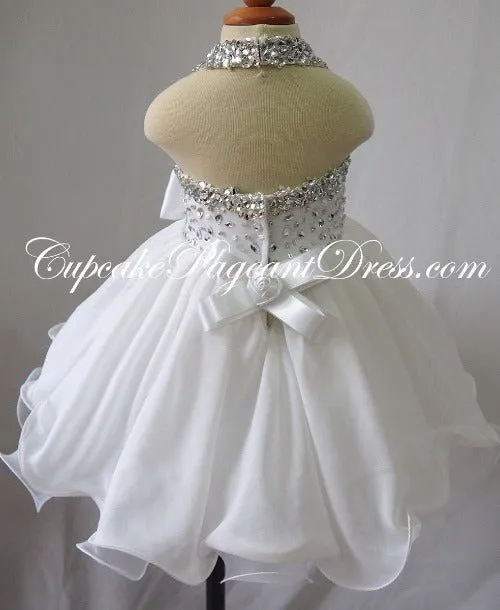 Infant/toddler/baby/children/kids Girl's glitz Pageant evening/prom Dress/clothing