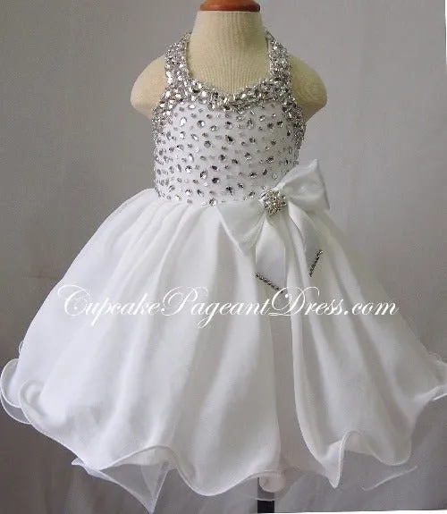 Infant/toddler/baby/children/kids Girl's glitz Pageant evening/prom Dress/clothing