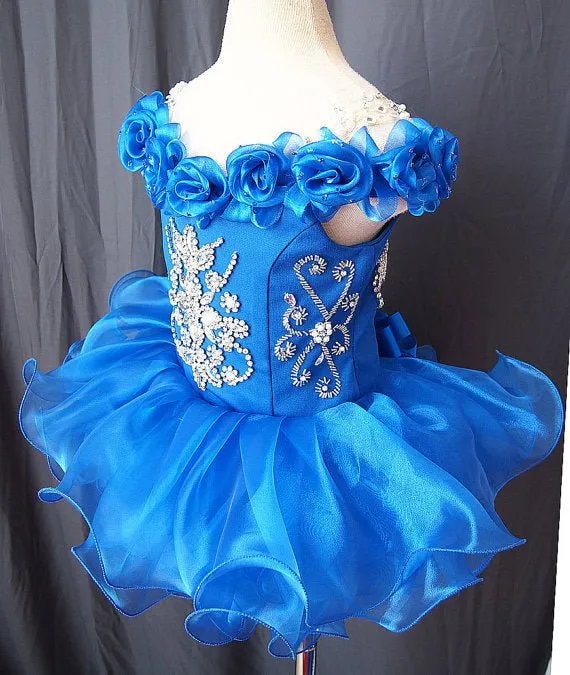 Infant/toddler/baby/children/kids Girl's Pageant Dress 1-4T G007-1