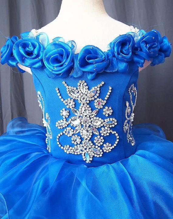 Infant/toddler/baby/children/kids Girl's Pageant Dress 1-4T G007-1