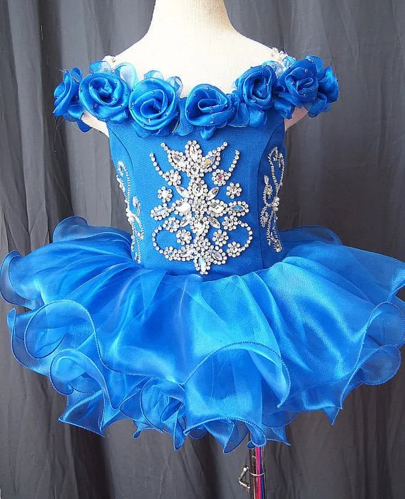 Infant/toddler/baby/children/kids Girl's Pageant Dress 1-4T G007-1