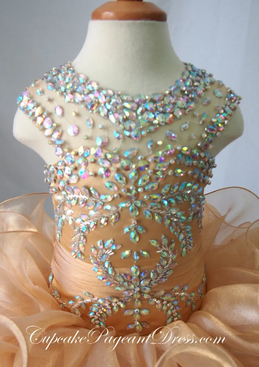 Infant/toddler/baby/children/kids Girl's Pageant Dress/clothing/gown for birthday,christmas
