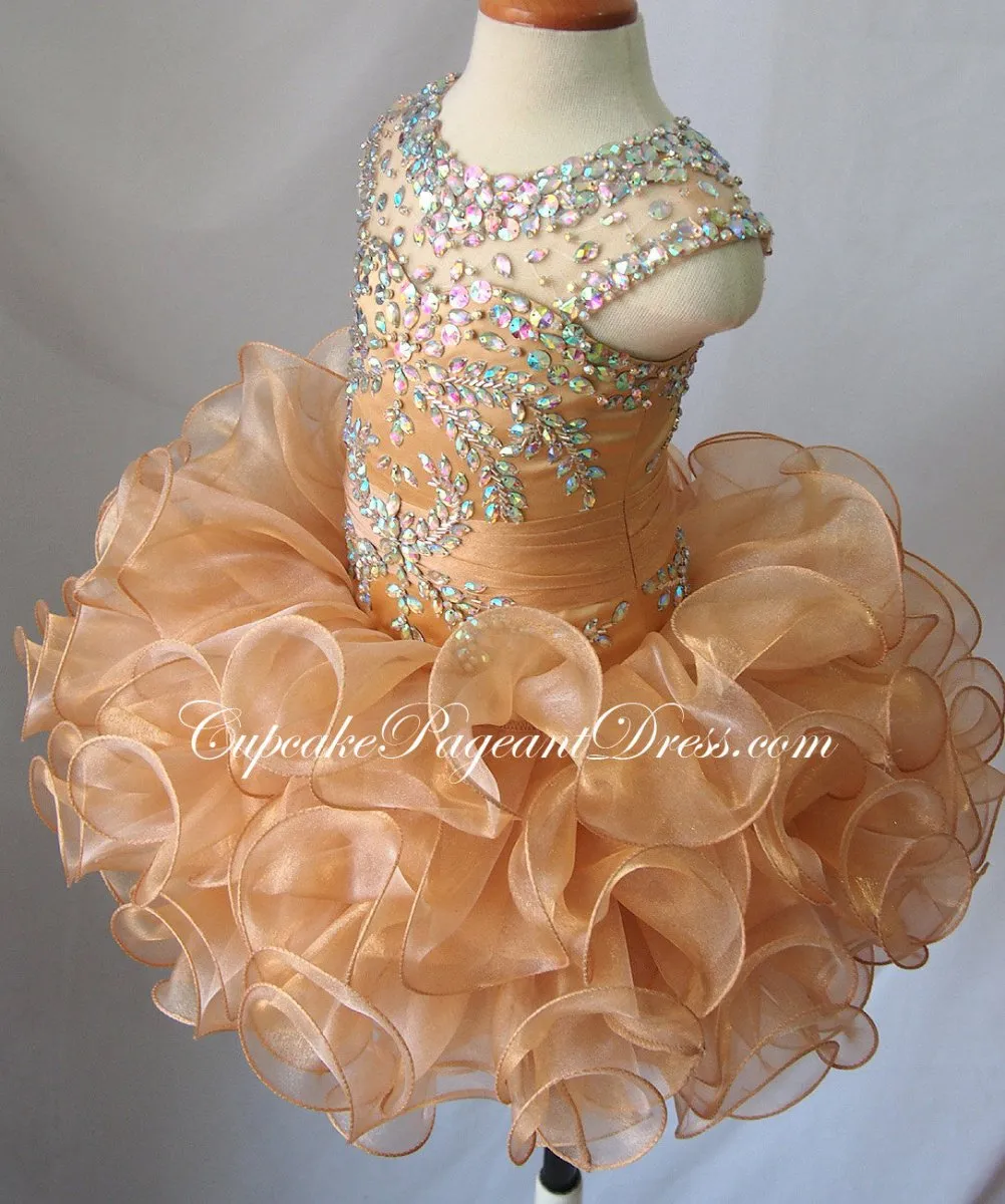 Infant/toddler/baby/children/kids Girl's Pageant Dress/clothing/gown for birthday,christmas