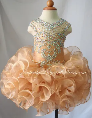 Infant/toddler/baby/children/kids Girl's Pageant Dress/clothing/gown for birthday,christmas