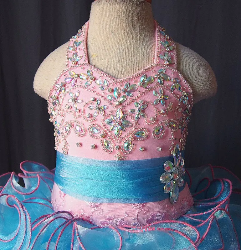 Infant/toddler/baby/children/kids Girl's Pageant evening Dress for birthday,wedding,bridal,gift,party, 1-4T G073-1