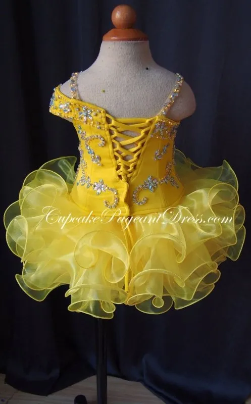 Infant/toddler/baby/children/kids glitz Girl's Jennifer Wu Pageant Dress/clothing 1~4T