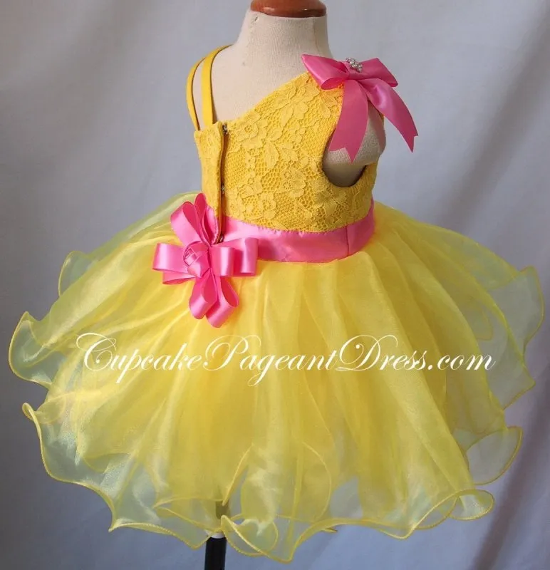 Infant/toddler/baby/children/kids/newborn Girl's Natural Pageant Dress
