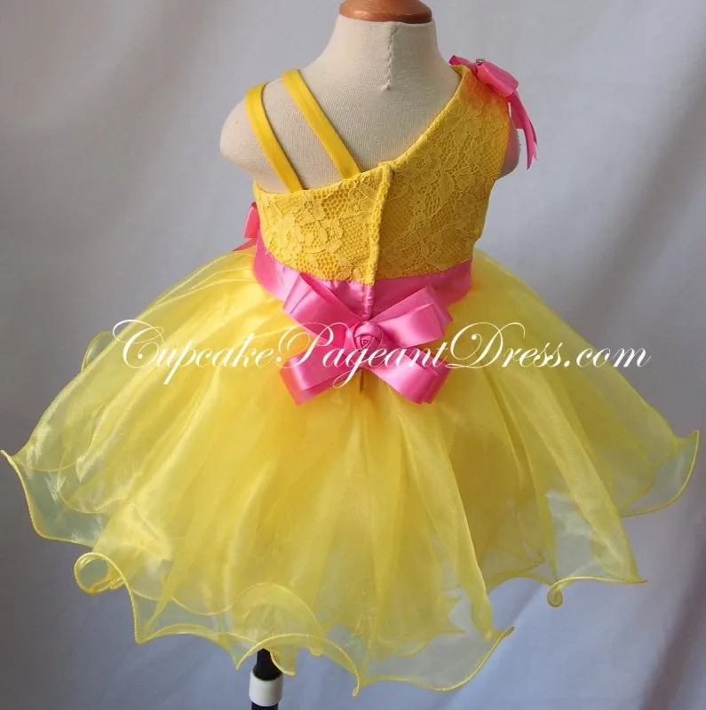 Infant/toddler/baby/children/kids/newborn Girl's Natural Pageant Dress