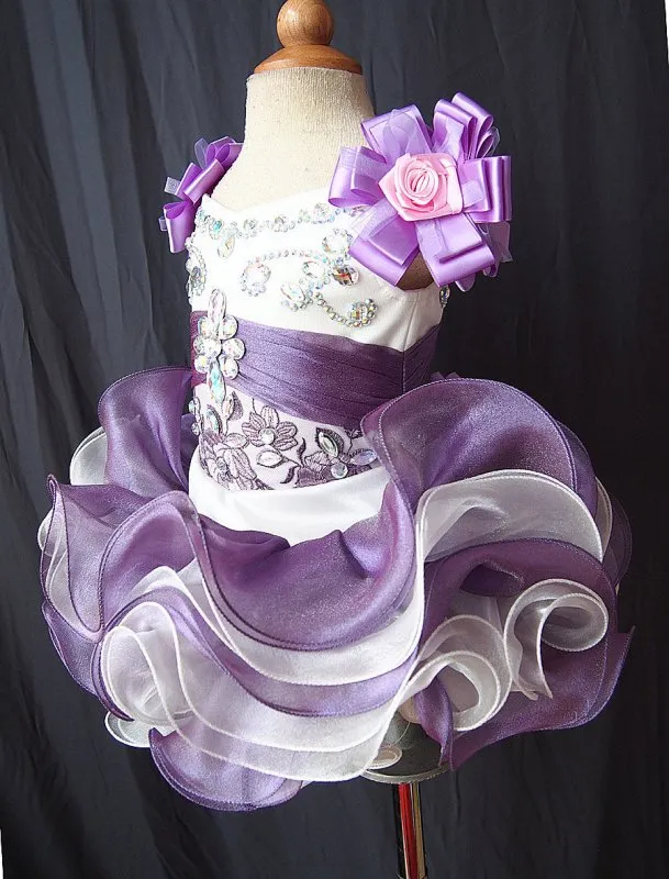 Infant/toddler/baby/children/kids/newborn Girl's Pageant Gown 1-4T G026-1