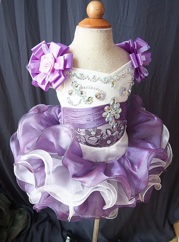 Infant/toddler/baby/children/kids/newborn Girl's Pageant Gown 1-4T G026-1