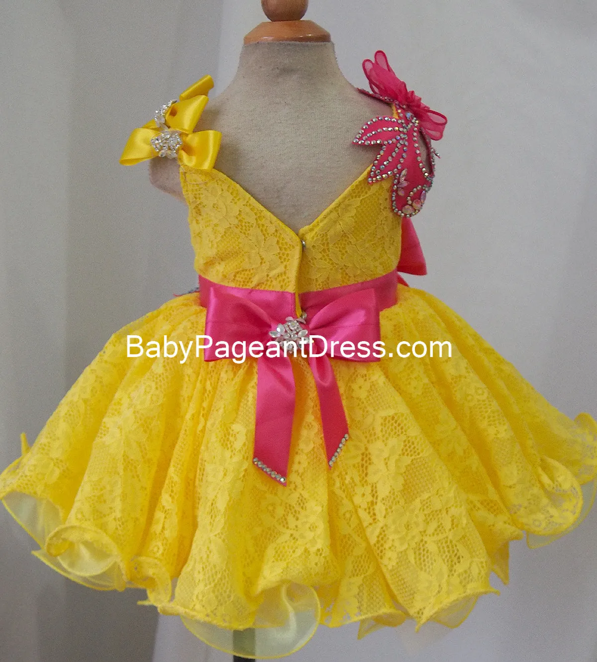 Infant/toddler/baby/children/kids/Newborn Glitz Girl's Pageant Dress G079A