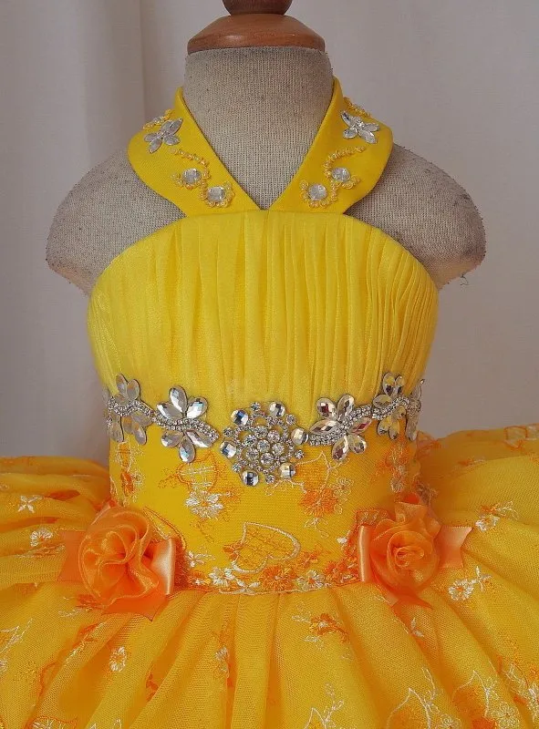 Infant/toddler/kids/children Girl's Pageant/prom Dress/clothing 1-4T G032-6