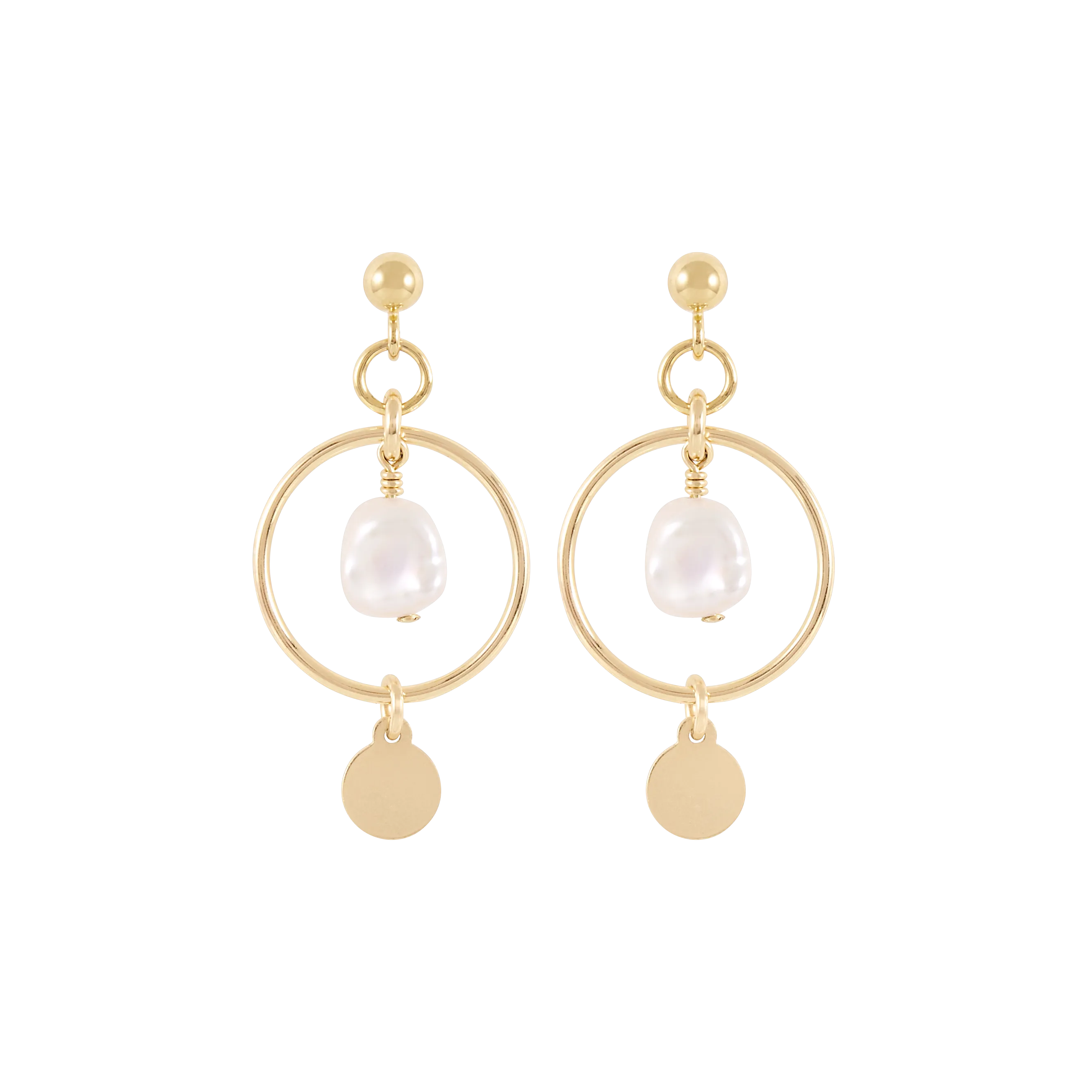 Inka Earrings - Gold
