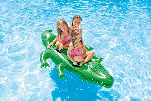 Intex Giant Gator Ride-On, 80" X 45", for Ages 3 