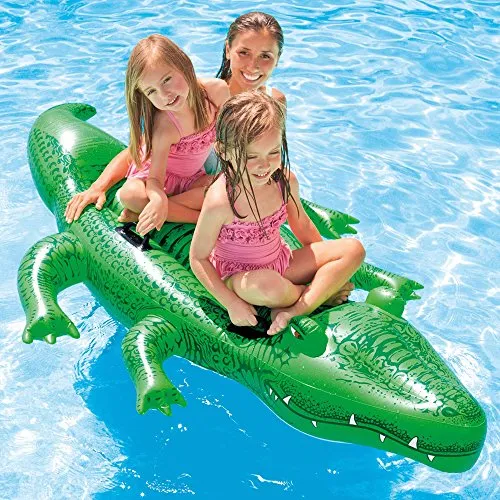 Intex Giant Gator Ride-On, 80" X 45", for Ages 3 