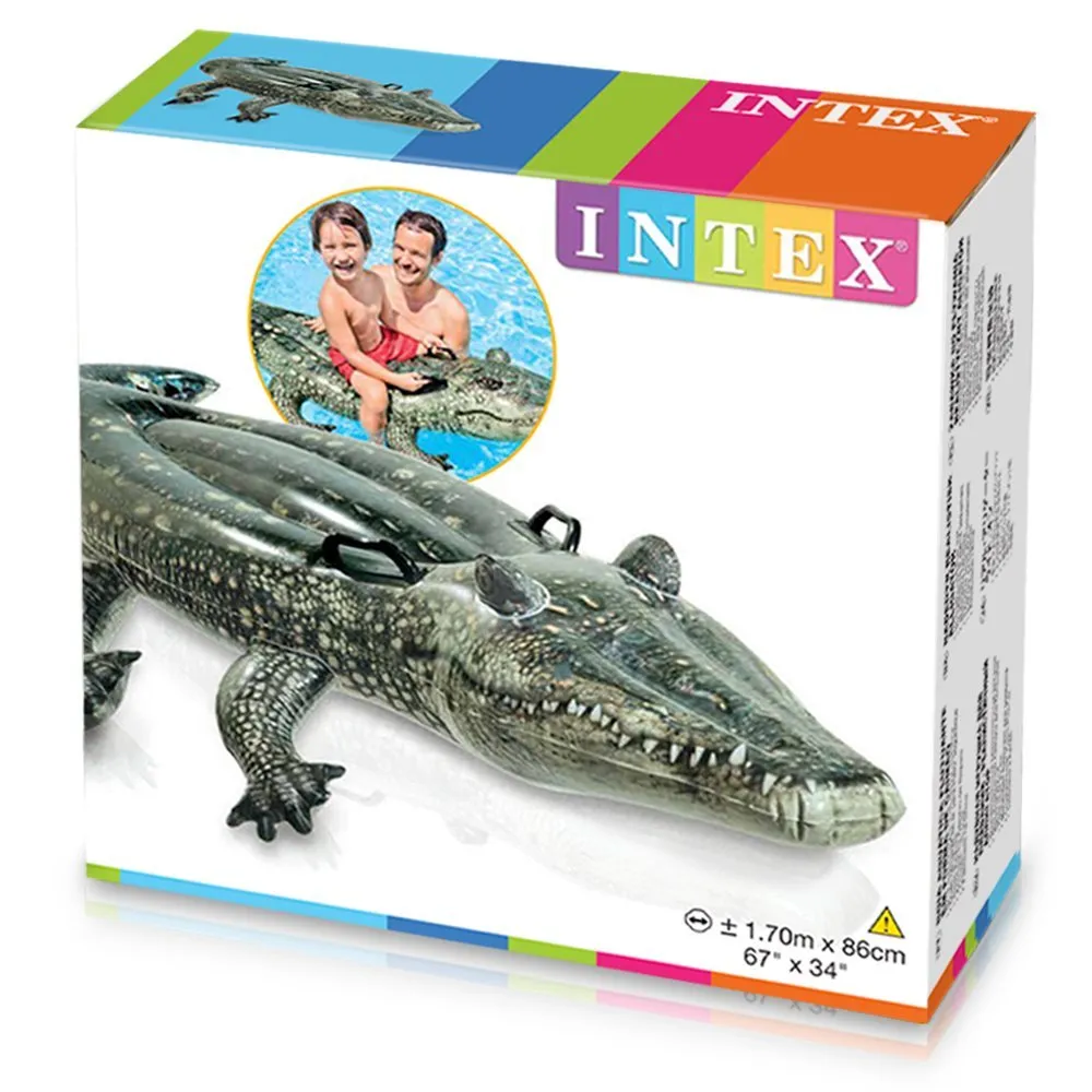 Intex Inflatable Realistic Alligator Ride On