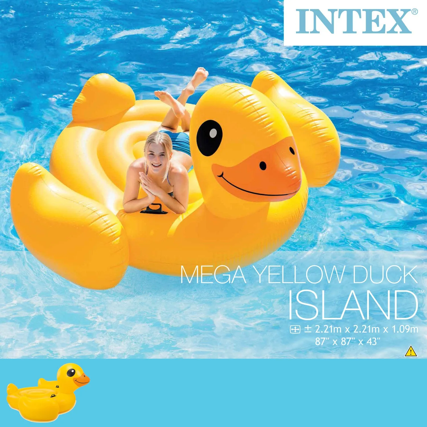 Intex Mega Yellow Duck Island Lounger