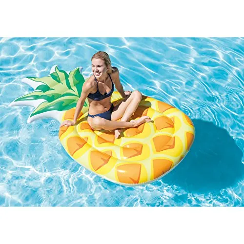 Intex Pineapple Inflatable Mat, 85" X 49"
