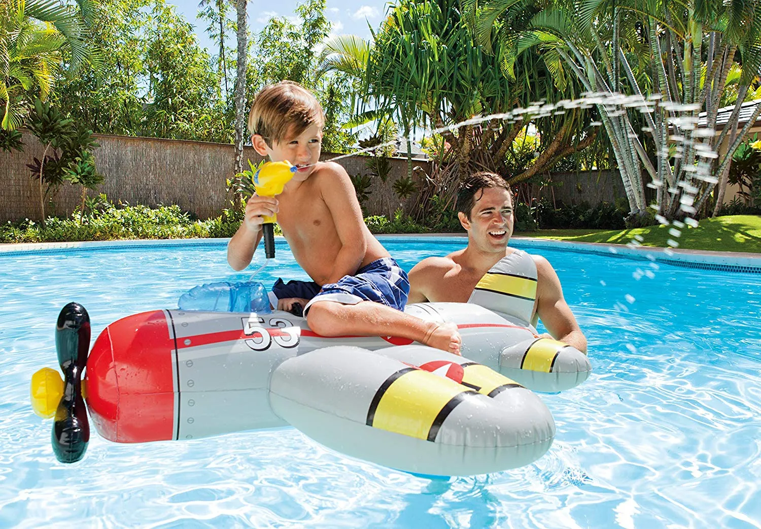 Intex Water Gun Plane Ride-On