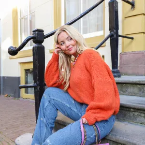 Isa gebreide trui roest