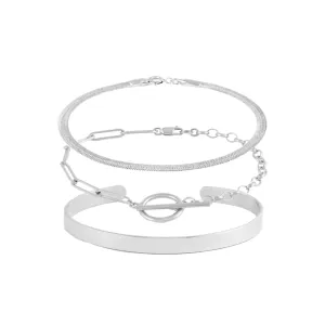 Isla Bracelet Bundle - Silver