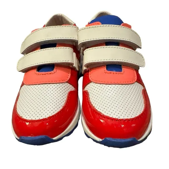 Jacadi- Patent leathercolor block Unisex sneakers kids shoes | Size 26 NWT