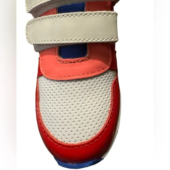 Jacadi- Patent leathercolor block Unisex sneakers kids shoes | Size 26 NWT