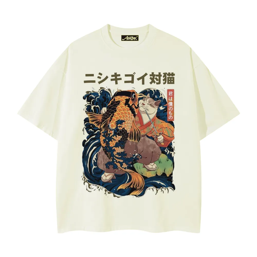 Japanese Koi Cat T-shirt