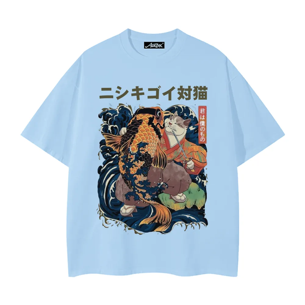 Japanese Koi Cat T-shirt