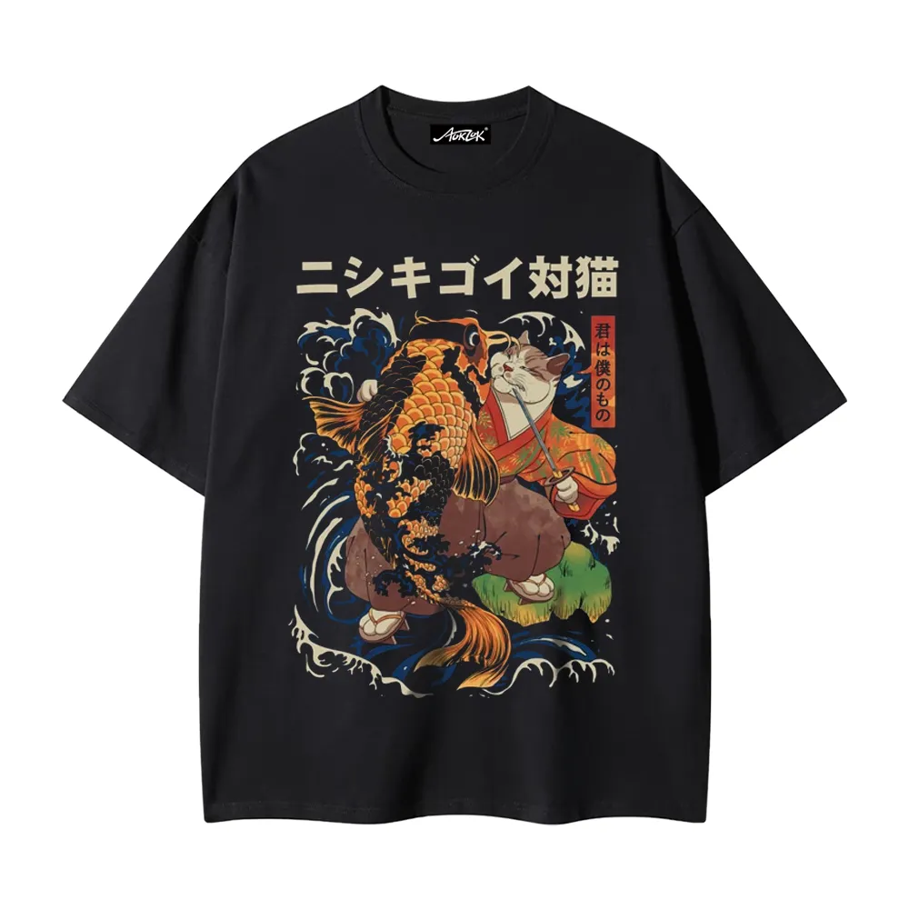 Japanese Koi Cat T-shirt