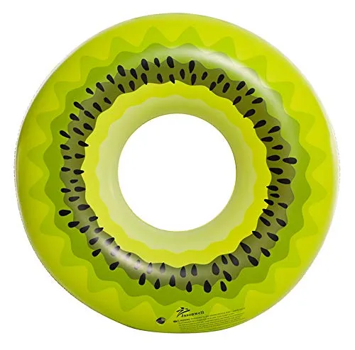 Jasonwell Giant Kiwi Pool Party Float 45 Inch Inflatable Pool Floats Tube Rafts with Fast Valves Summer Beach Swimming Pool Lounge Decorations Toys for Adults & Kids