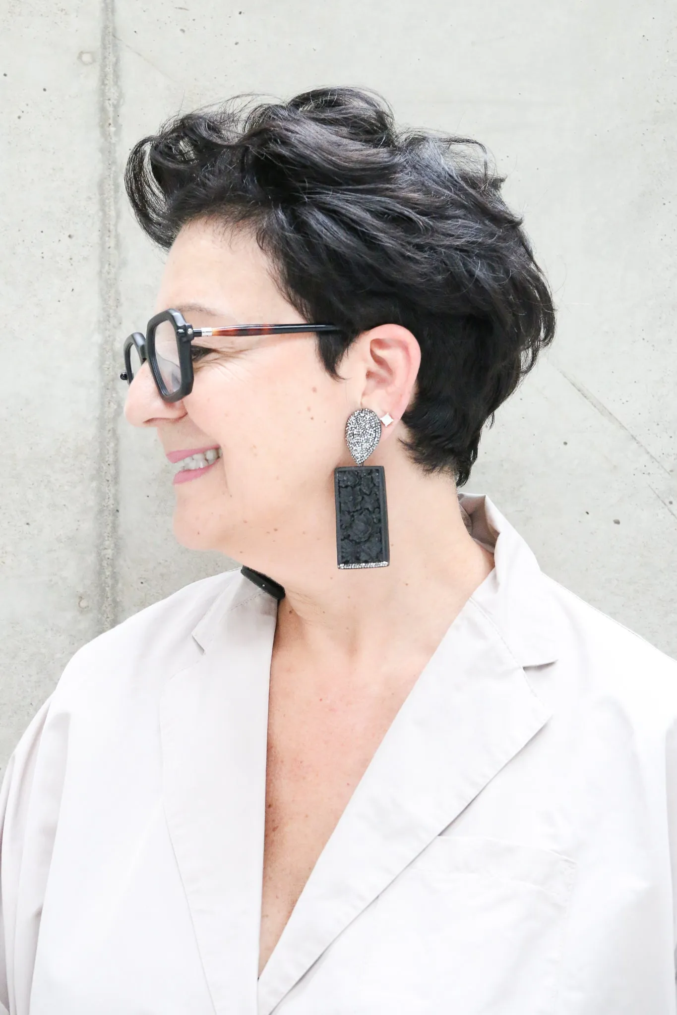 JCM London Hematite Grey Clip Ons