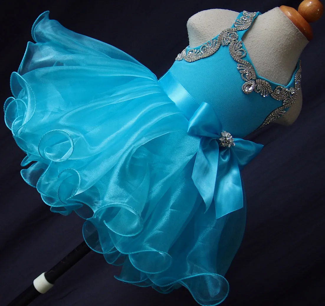 Jennifer Wu Stunning Toddler Baby Doll Pageant Dress
