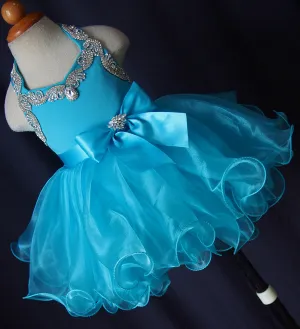 Jennifer Wu Stunning Toddler Baby Doll Pageant Dress