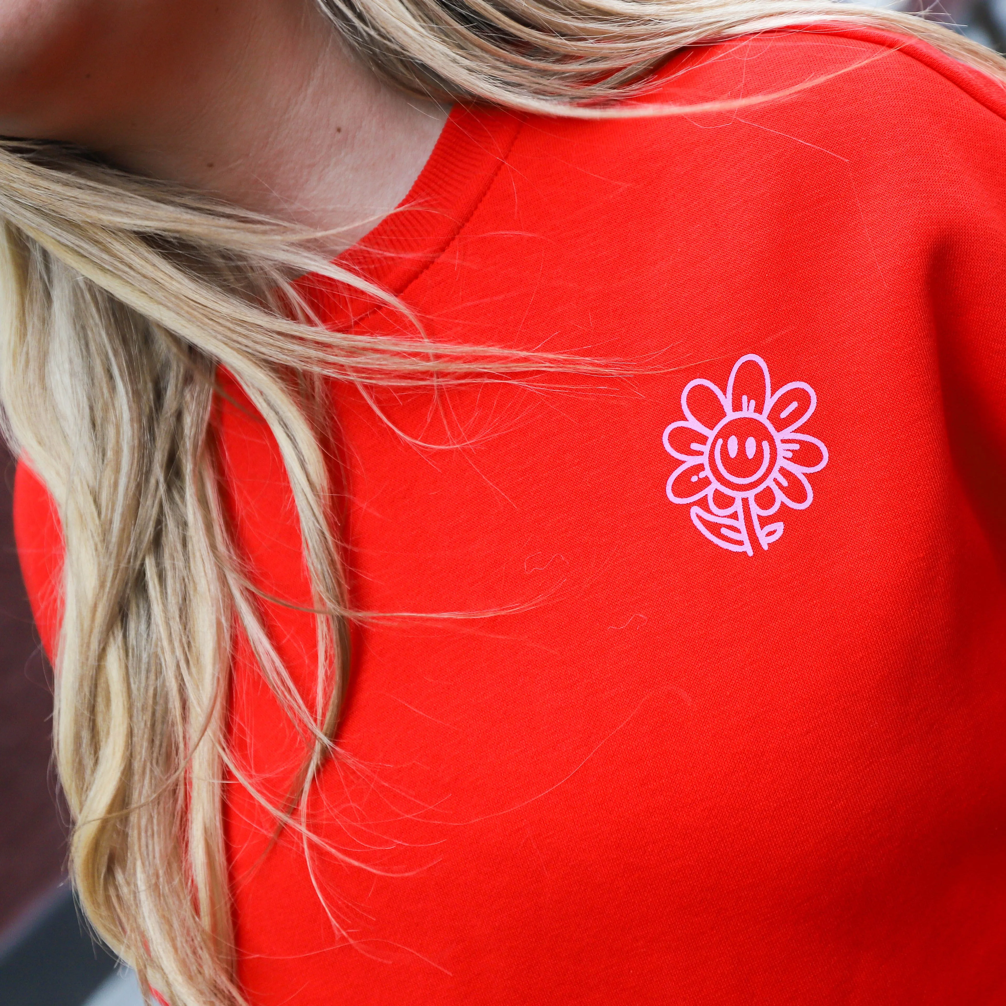 Jill sweater fierry red