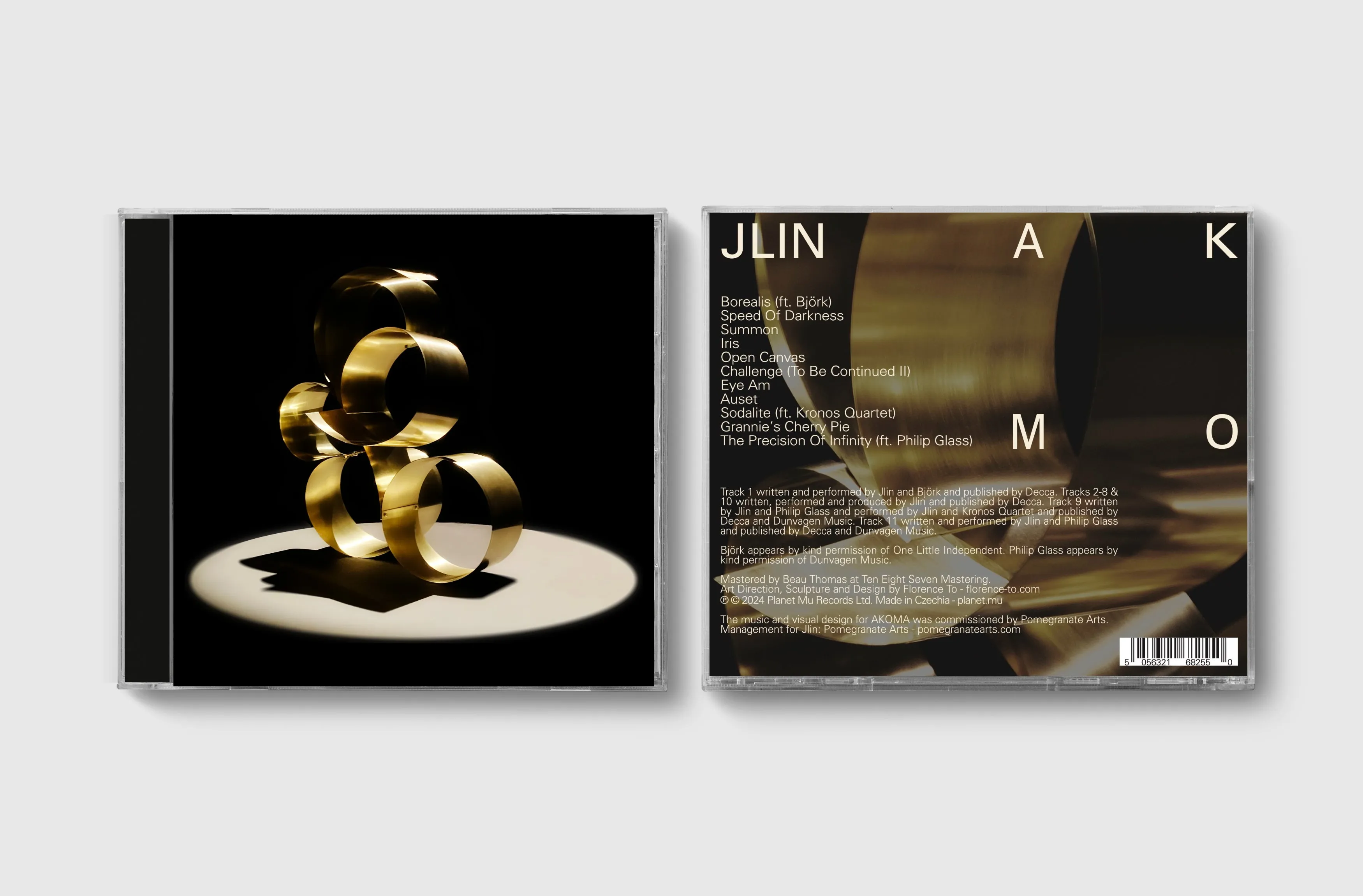 Jlin 'Akoma' Vinyl LP - Gold (Slightly Damaged Sleeve)