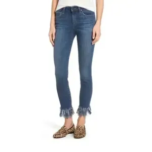 Joes Jeans Skinny Leg Fringe Jean Size 28