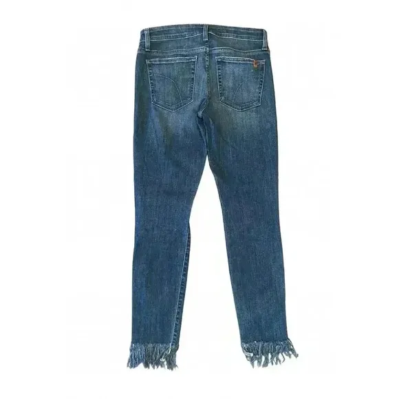 Joes Jeans Skinny Leg Fringe Jean Size 28