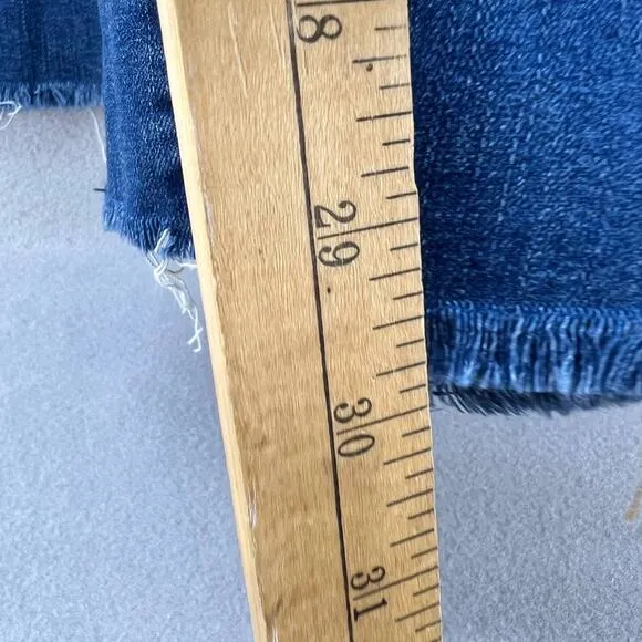 Judy Blue Women's Super Flare Raw Hem Size 7/28 Medium Denim Wash JB88204