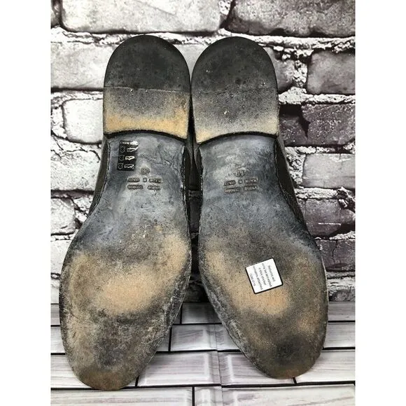 Just Cavalli Taupe Croc Leather Suede Fabric Designer Oxfords Shoes Men Sz 48EU