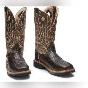 Justin Boots DERRICKMAN 11&quot; COMPOSITE TOE WATERPROOF WORK BOOT