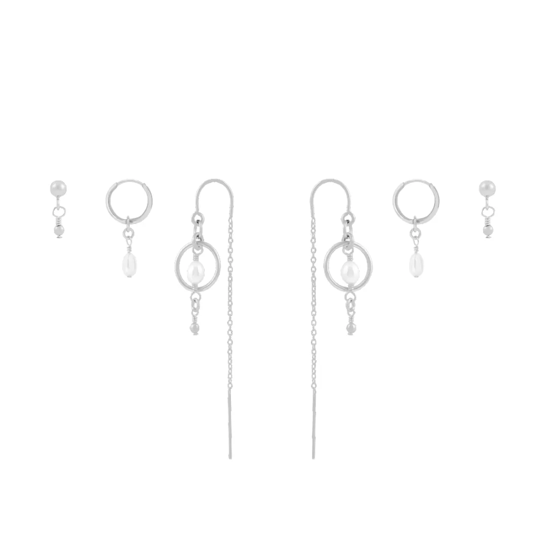 Kai Earring Bundle  - Silver