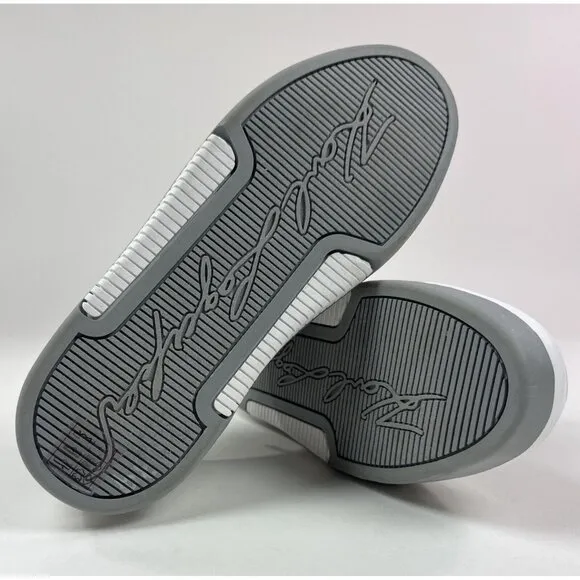 Karl Lagerfeld Colden Fashion Sneakers F24 Silver Women's 8.5 Shoes Metallic New