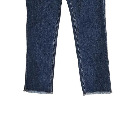Kate Spade Broome Street Ditsy Embroidered Denim Cropped Jeans