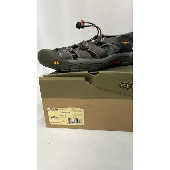 KEEN Men's Newport H2 Sandal,India Ink/Rust,US 13 M