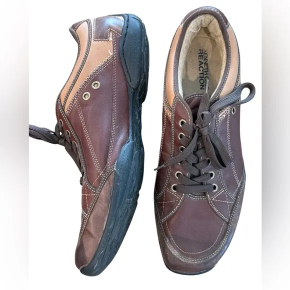 Kenneth Cole Reaction Vintage Men's Casual Leather Walking Shoes Size 12 M