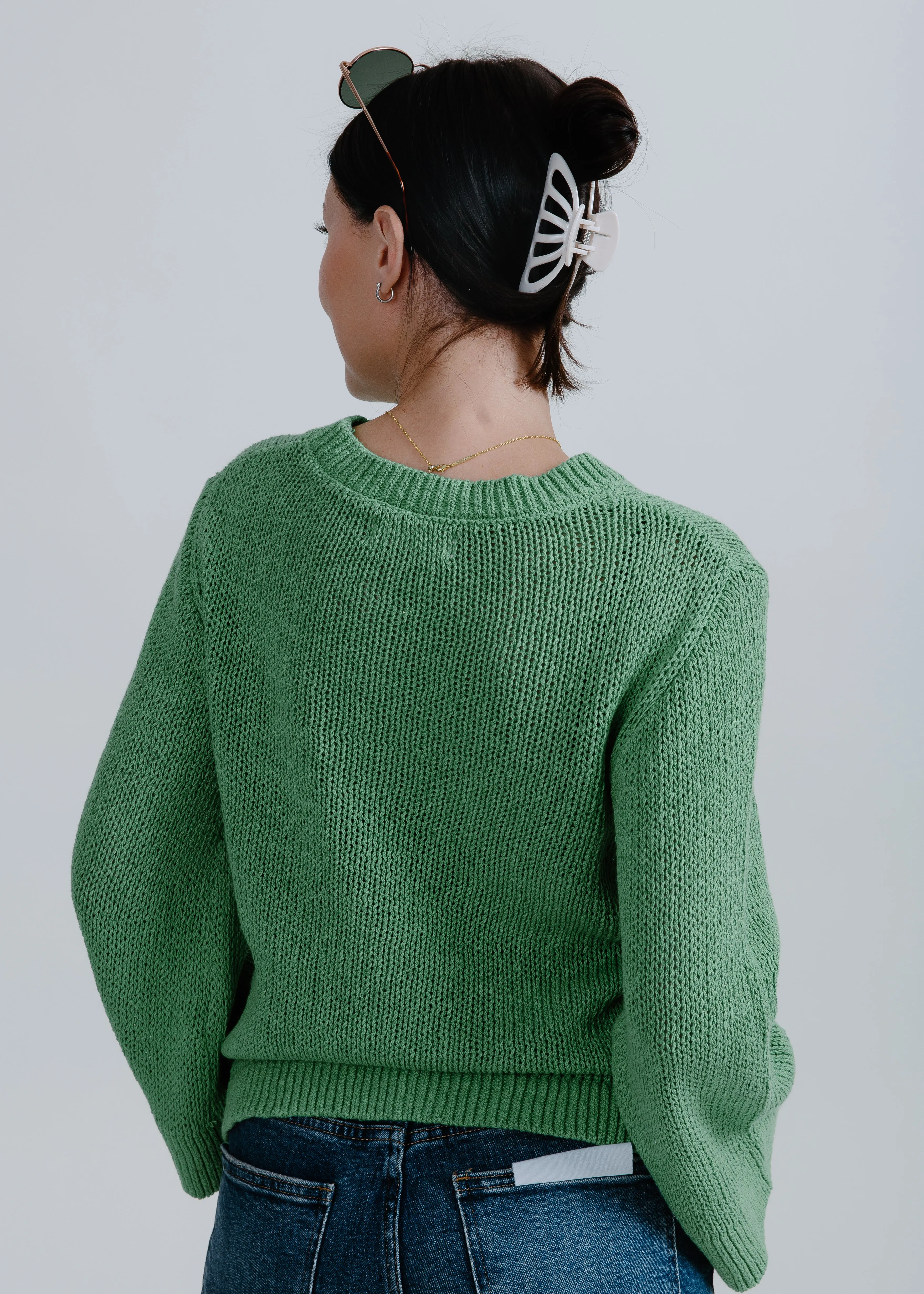 Kersten Sweater Top - Green