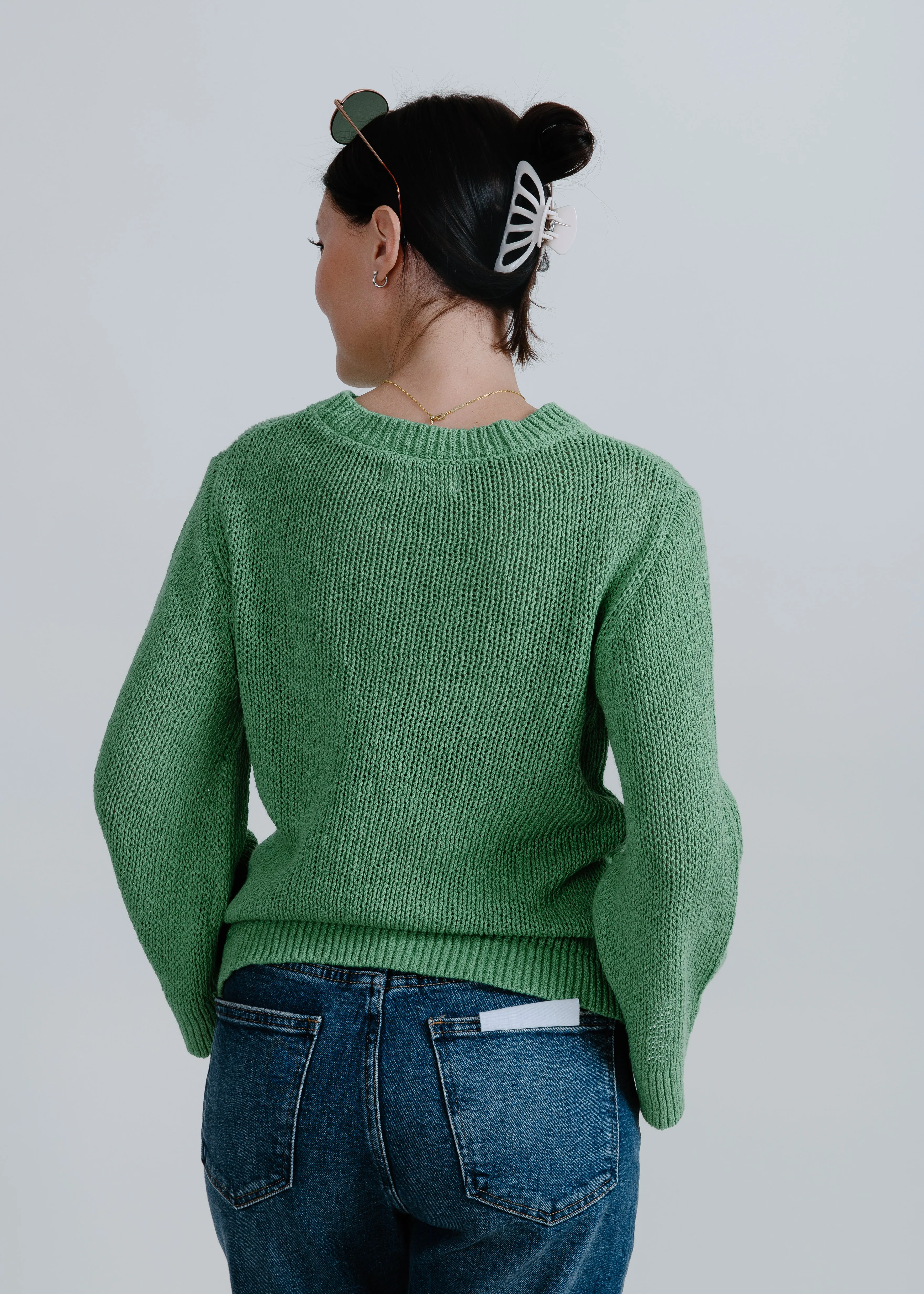 Kersten Sweater Top - Green