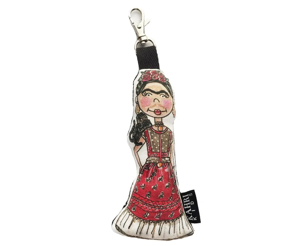 Keychain/Bag Charm : Mini Frida Kahlo