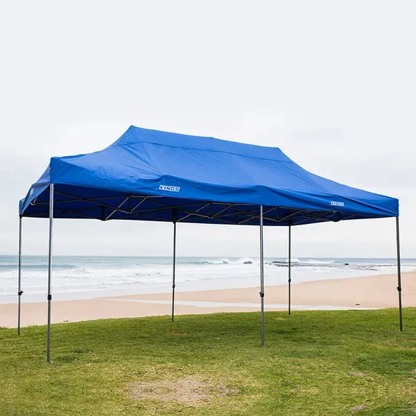 Kings 6x3m Portable Gazebo | Heavy Duty Steel Frame | UPF50  | Waterproof | 420D Coated polyester